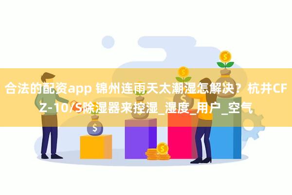 合法的配资app 锦州连雨天太潮湿怎解决？杭井CFZ-10/S除湿器来控湿_湿度_用户_空气